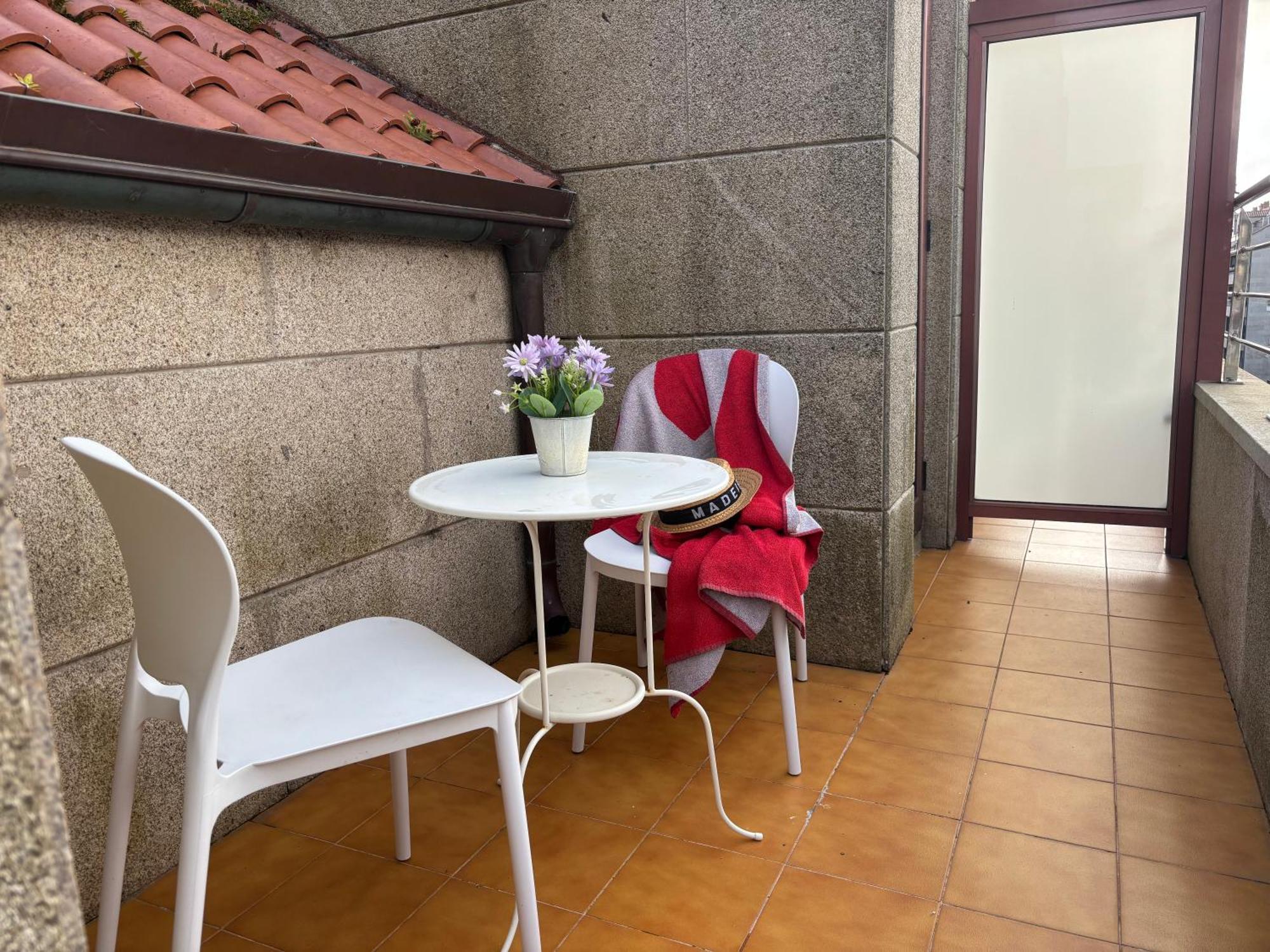 Апартаменты Desconectaengalicia Atico Terraza Playa Panadeira Санхенхо Экстерьер фото
